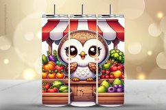 Owl Tumbler Wrap| Tumbler Sublimation Wrap Product Image 1