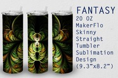 Tumbler Straight 20 OZ Sublimation Fantasy Wrap Design Product Image 1