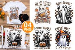 Halloween Ghost Sublimation Design - Halloween Sublimation Product Image 1