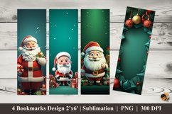 Gift Giver Bookmarks Sublimation Design Product Image 1