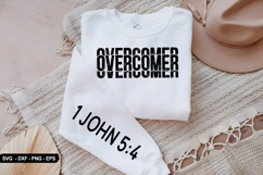 Overcomer - Christian Sleeve T-Shirt Design Product Image 2