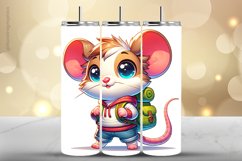 Mouse Tumbler Wrap| Tumbler Sublimation Wrap Product Image 1