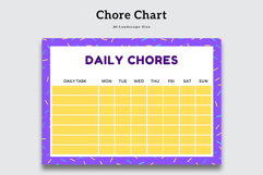Canva Daily Chores List Product Image 1