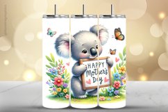 Koala Tumbler Wrap| Tumbler Sublimation Wrap Product Image 1