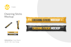 Cheering Sticks Mockup Set Product Image 1