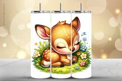 Deer Tumbler Wrap| Tumbler Sublimation Wrap Product Image 1