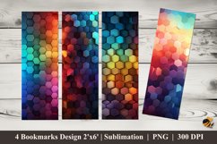 Color Gradient Bookmarks Sublimation Design Product Image 1
