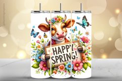 Cow Tumbler Wrap| Tumbler Sublimation Wrap Product Image 1