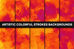 Artistic Colorful Strokes Backgrounds Product Image 1