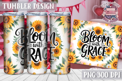 Sublimation Tumbler WRAP Summer Quote Watercolor Product Image 1