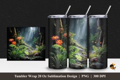 Morning Coolness Tumbler Wrap Sublimation Design 1 Product Image 1