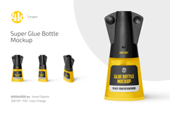 Super Glue Bottle Mockup Set Product Image 1