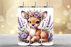Deer Tumbler Wrap| Tumbler Sublimation Wrap Product Image 1