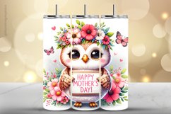 Owl Tumbler Wrap| Tumbler Sublimation Wrap Product Image 1