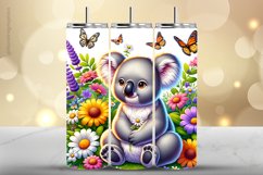 Koala Tumbler Wrap| Tumbler Sublimation Wrap Product Image 1