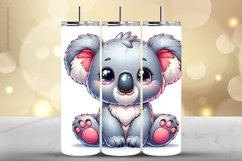 Koala Tumbler Wrap| Tumbler Sublimation Wrap Product Image 1