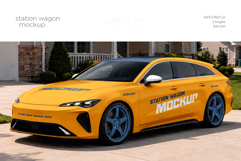 Station Wagon Mockup Set Product Image 1