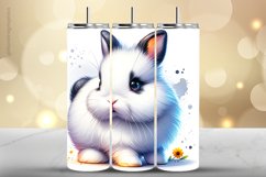 Rabbit Tumbler Wrap| Tumbler Sublimation Wrap Product Image 1
