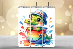 Crocodile Tumbler Wrap| Tumbler Sublimation Wrap Product Image 1