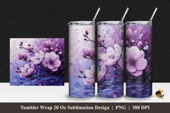 Conus Marmoreus Tumbler Wrap Sublimation Design 1 Product Image 1