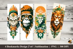 Beautiful Thick Feathers Bookmarks Sublimation Design Product Image 1