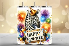 Zebra Tumbler Wrap| Tumbler Sublimation Wrap Product Image 1