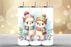 Alpaca Tumbler Wrap| Tumbler Sublimation Wrap Product Image 1