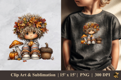 Adorable Cute Boy DTF Sublimation Clipart Design 1 Product Image 1