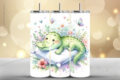 Crocodile Tumbler Wrap| Tumbler Sublimation Wrap Product Image 1