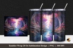 Hidden Beauty Tumbler Wrap Sublimation Design 1 Product Image 1