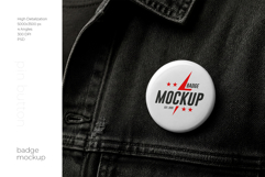Pin Button Badge Mockup Set Product Image 1