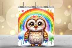 Owl Tumbler Wrap| Tumbler Sublimation Wrap Product Image 1