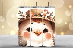 Hen Tumbler Wrap| Tumbler Sublimation Wrap Product Image 1