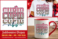 Valentine Day Sublimation, Cupid Vibes T Shirt PNG Product Image 2