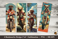 Dog Smile Bookmarks Sublimation Design Product Image 1