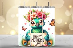 Peacock Tumbler Wrap| Tumbler Sublimation Wrap Product Image 1