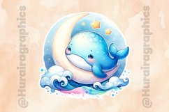 Whale|Printable Animal Sticker Product Image 2