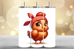 Hen Tumbler Wrap| Tumbler Sublimation Wrap Product Image 1
