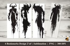 Silhouette Bookmarks Sublimation Design Product Image 1