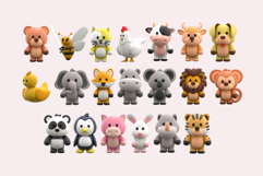 3D Cute Animal Element Bundle Product Image 2