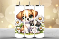 Dog Tumbler Wrap| Tumbler Sublimation Wrap Product Image 1