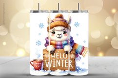 Alpaca Tumbler Wrap| Tumbler Sublimation Wrap Product Image 1