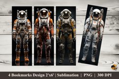 Space Technology Bookmarks Sublimation Design Product Image 1
