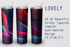 Tumbler Tapered 20 OZ Sublimation Lovely Wrap Design Lovely Product Image 1