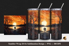 Peaceful Harmony Tumbler Wrap Sublimation Design 1 Product Image 1