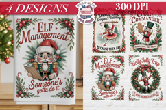 Christmas Vintage Nutcracker Clipart Sublimation 4 PNG Product Image 1