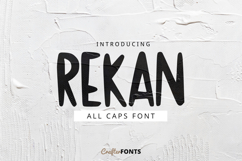Rekan All Caps Font Product Image 1