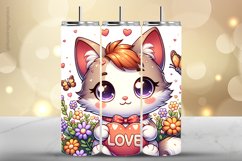 Cat Tumbler Wrap| Tumbler Sublimation Wrap Product Image 1