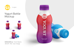 Yogurt Bottle Mockup Set Product Image 1
