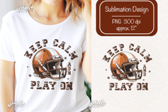 American Football quote PNG Football sublimation t-shirt png Product Image 1